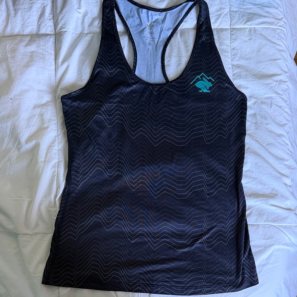 Rabbit Women's Black Racerback Tank Top